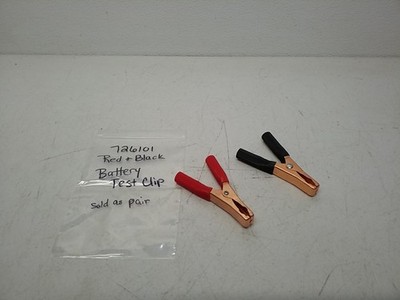 NAPA 726101 Red & Black Test Clip Set   Durable Electrical Connector