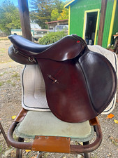 Courbette Galant Close Contact Jumping Saddle 17.5” Brown English