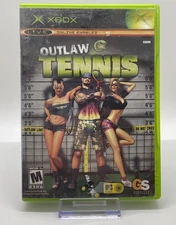 Outlaw Tennis (Microsoft Xbox, 2005) Complete With Manual & Reg Card