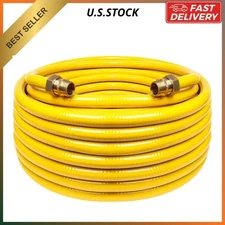 70ft 1/2'' Flexible Gas Line, CSST Corrugated Stainless Steel Tubing Pipe Kit, N
