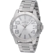Invicta Men's Watch Speedway Quartz Silver Dial Stainless Steel Bracelet 48927
