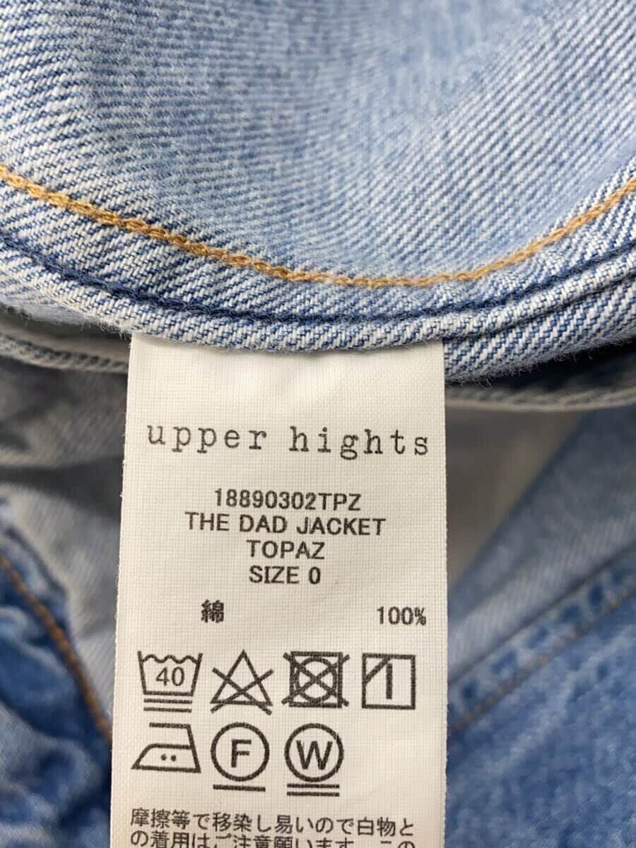 【upper hights 】THE DAD JACKET UPPER HIGHTS G JAN THE DAD JACKET TOPAZ 0 COTTON Blue