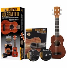 Hal Leonard Ukulele Starter Pack w/ Method Book, Online Audio,  DVD