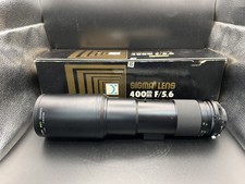 Obiettivo Sigma 400mm f5.6 lungo multi teleobiettivo in scatola