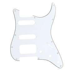 Musiclily Pro Round Corner HSS Chitarra Pickguard per Strat 4-screw Open Pickup