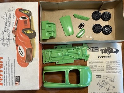 Vintage Ringo Toy Corp Authentic Models Ferrari Model Kit C-542 - Missing Pieces