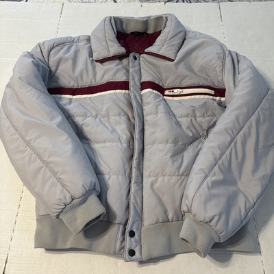 80s Vintage White Stag Ski Puffer Jacket Size Extra  Large