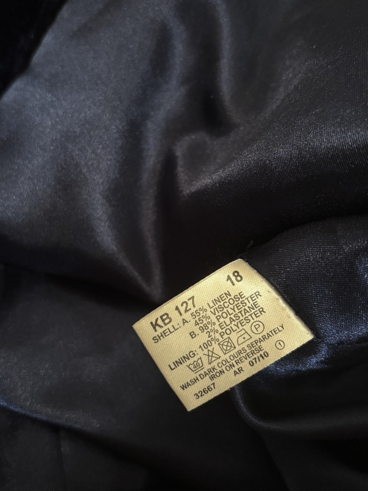 Vintage Changes By Together Patchwork Blue Velvet… - image 9