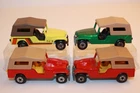 Four (4) Vintage 1977 Matchbox / Lesney Jeep CJ6 #53