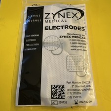 New, 4 Pack of 2 ZYNEX MEDICAL Electrodes Model 300027