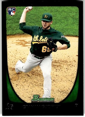 2011 Bowman Draft Picks & Prospects #39 Graham Godfrey Athletics Rookie MLB