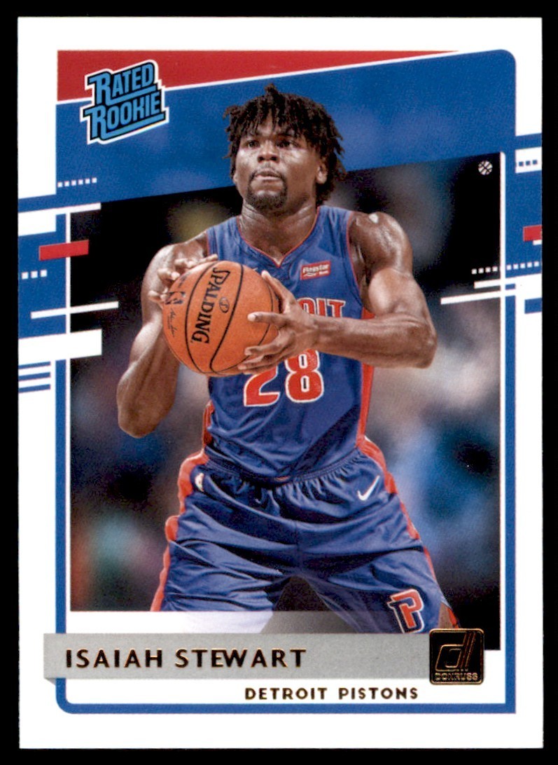 2020-21 Donruss #233 Isaiah Stewart RR RC Pistons