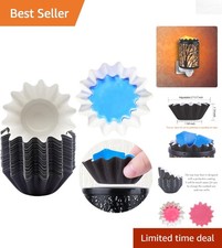 25 PCS Reusable Leakproof Wax Melt Liners for Electric Warmers - Elegant Black