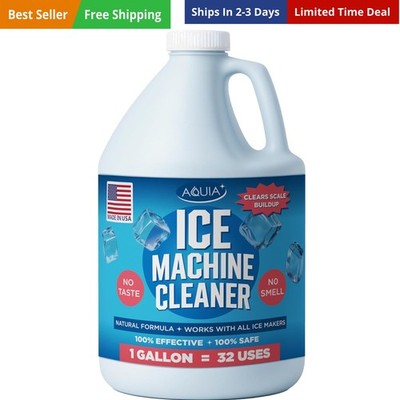 Ice Machine Cleaner and Descaler Gallon | Ice Maker Cleaner for All Brands; O...