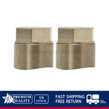 NEW 2 Sets O2 Oxygen Sensor Weld On / Weld In Bung Plug & Nut Cap Kit M18 x 1.5