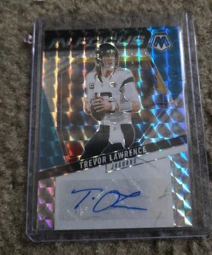2025 Panini Mosaic Trevor Lawrence In Focus Mosaic Auto
