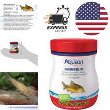 Slow Dissolving Shrimp Pellets for Cory Catfish and Other Bottom Feeders 3.25 Oz