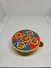 Vintage Fisher Price little people yellow steak table for Castle