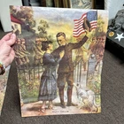 Antique Military Poster 1917 WW1 E.G. Renesch Duty Calls Recruitment 16" x 20"