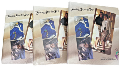 Sewing Step by Step 3 Binders for Patterns, Finishing Details, Classic VTG