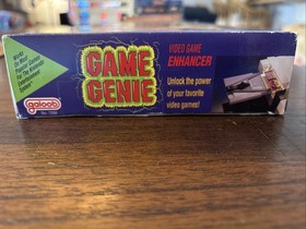 Galoob Game Genie Nintendo NES Game Cartridge Adapter Gold CIB W/Codebook Nice!