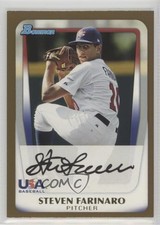 2011 Bowman Draft Prospects Gold Steven Farinaro #BDPP98 g6p