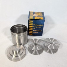 Vintage Stainless Steel Film Developing Tank