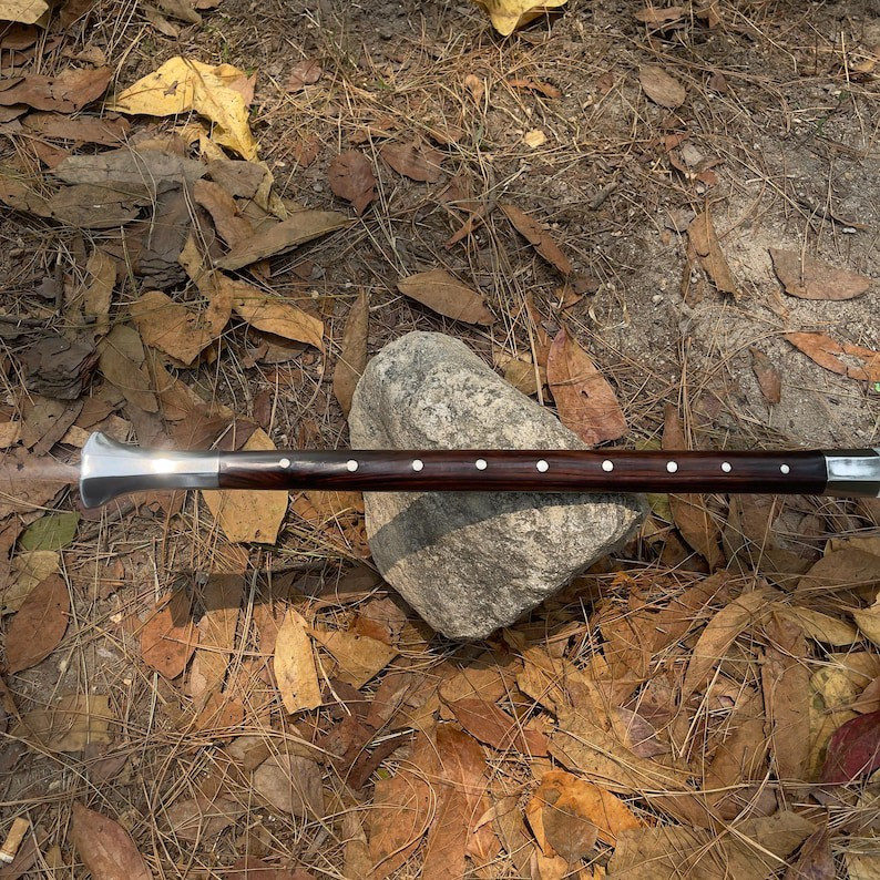 Custom Handmade Carbon Steel Blade Viking Spear Sword | Hunting Sword Camping