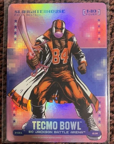 Slaughterhouse Tecmo Bowl Bo Jackson Battle Arena 140 Power Gum BG61 2026 Foil