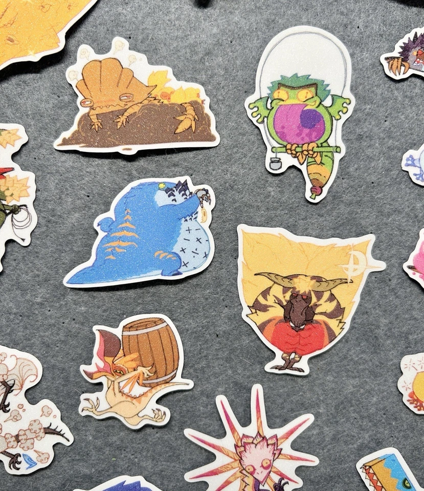 Monster Hunter Monster Sticker Set CAPCOM Gift - Image 3 of 4