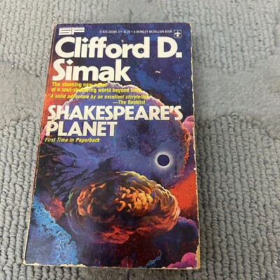 Shakespeare's Planet Science Fiction Paperback Book by Clifford D. Simak 1977