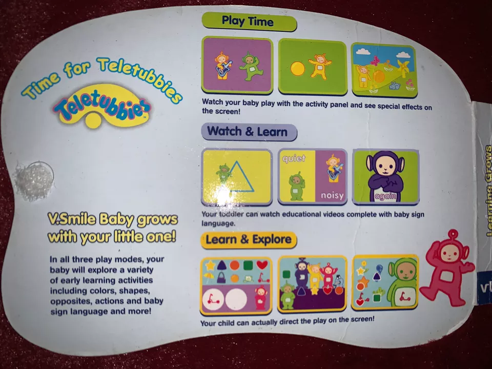 TELETUBBIES Vsmile Game Cartridge- NEW Factory Sealed (Aliens in Pajamas) 2007 - Image 3 of 4