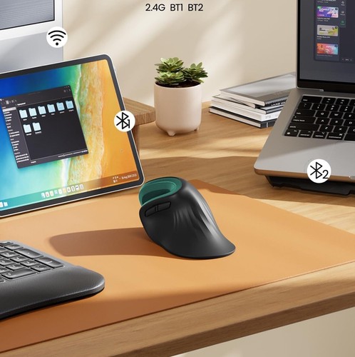 ProtoArc EM11 NL Ergonomic Wireless Vertical Mouse, Rechargeable, Adjustable DPI - Picture 4 of 5