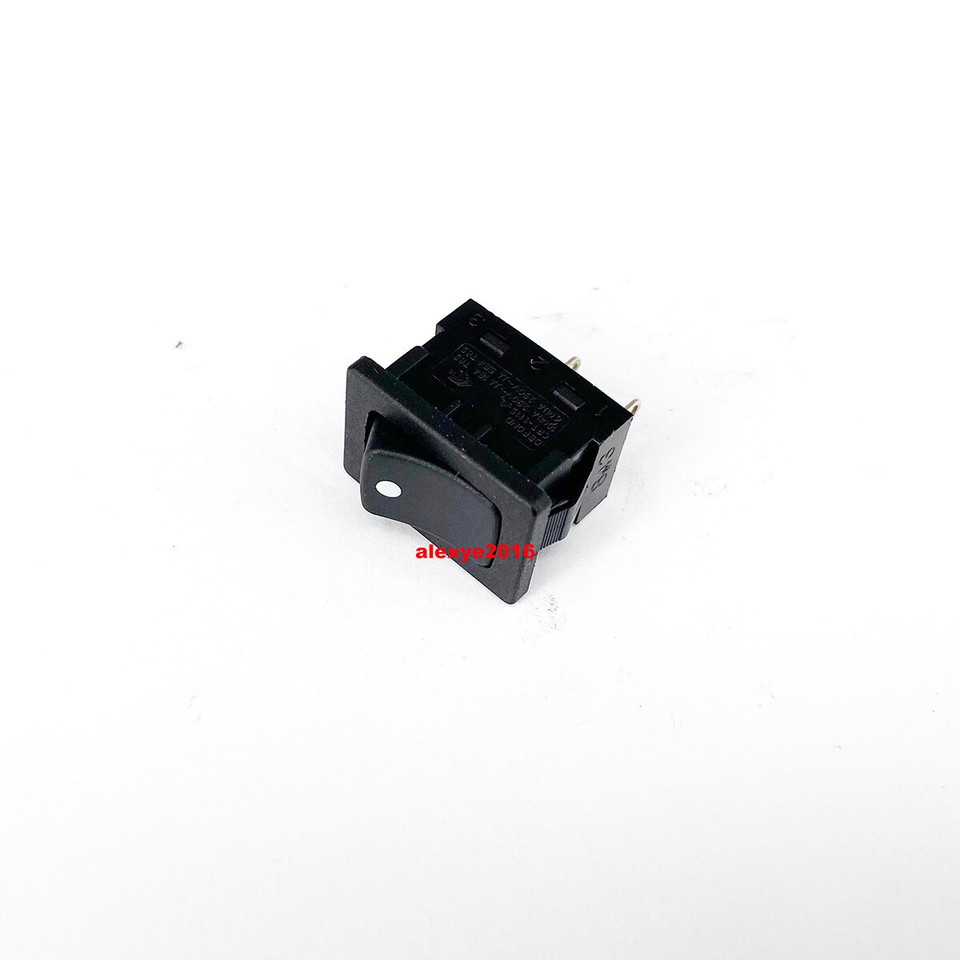 Interruttore A Dondolo DEFOND CRT-1115-0 – 2 Pin, 2 Posizioni – Nero
