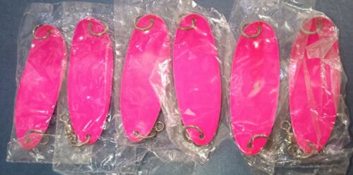 Silver Horde Canadian #5 Cerise Pink Salmon Trolling Fishing Spoon Lure Wonder