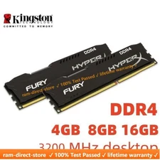 HyperX FURY DDR4 8GB 16GB 32GB 3200MHz PC4-25600 Desktop RAM Memory DIMM 288pins