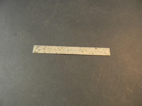 Vintage LS Starrett No. 310K  4" Pocket Scale Ruler