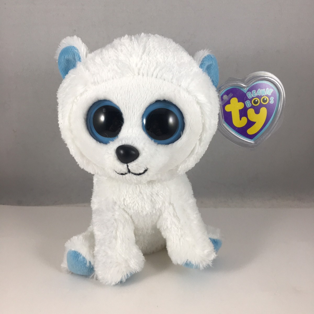 Ty Beanie Boos TUNDRA the Polar Bear (6 Inch) Plush Toy MINT