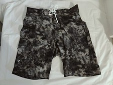 Arizona Jean Company Swim Shorts For Men /Teens, Gray, Size S.
