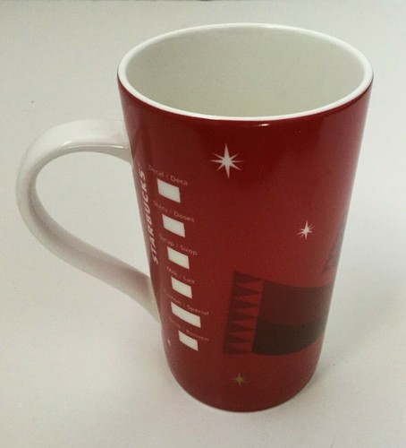 Starbucks Coffee Mug Red Winking Snowman Holiday 2012 Tall Handle - Picture 4 of 6
