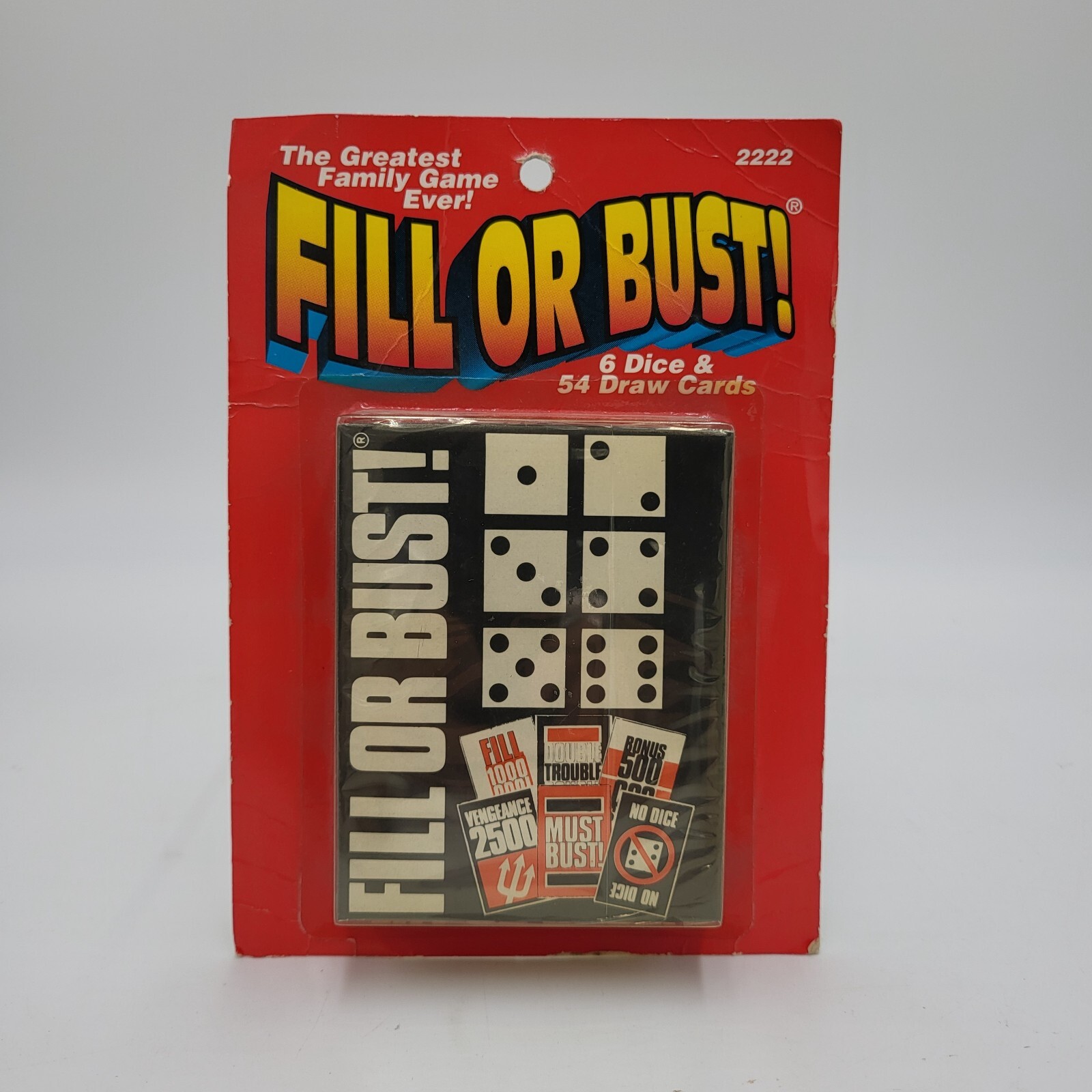 Vintage Fill Or Bust Card Dice Game Bowman Sealed eBay