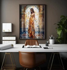 Mosaic Beauty #2 | Figurative | Digital Art Print | Wall Art | AI Generated