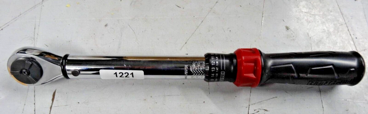 Craftsman 31423 Clicker Style Microtork Wrench 3 8