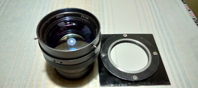 Of-233 210mm f/2.5 8x8 Fast Large Format Ambrotype Lens Sinar board CLA'd