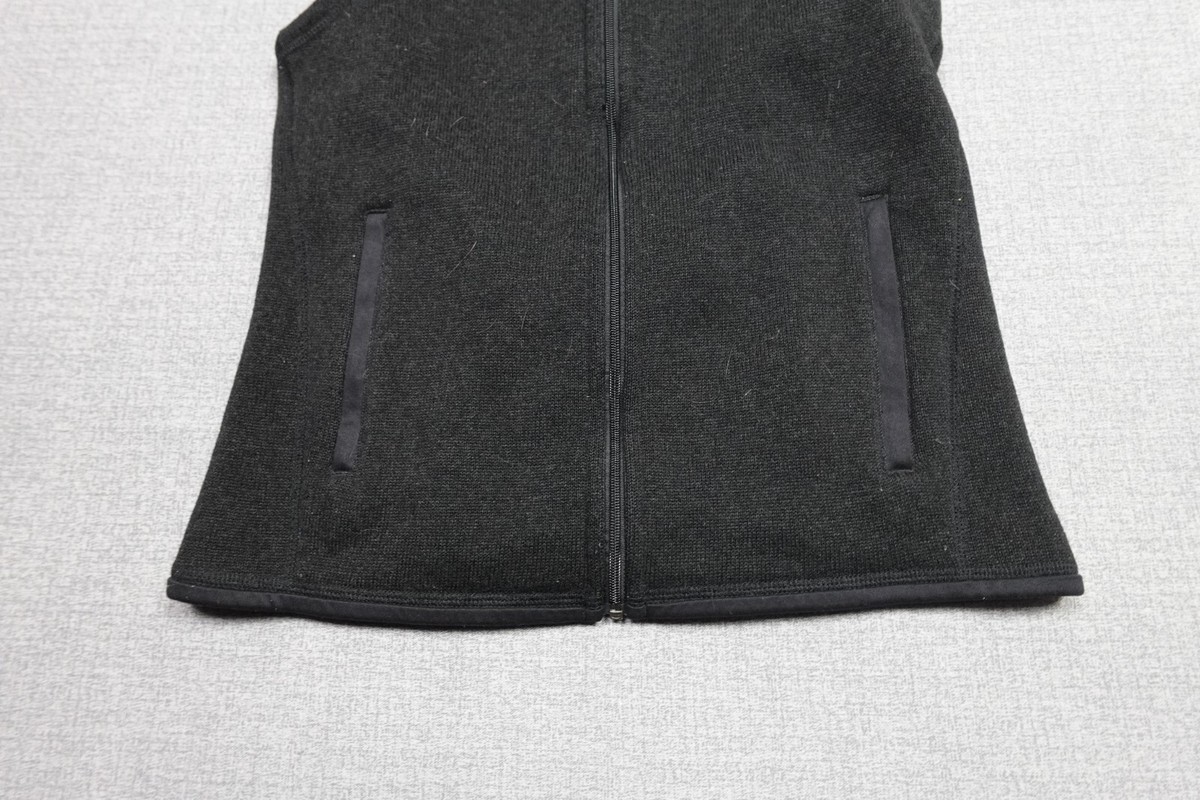 Patagonia Better Sweater Vest Womens Small Black Fleece
