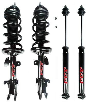 Set of 2 Front FCS Susp Strut & Coil Spring Kit FOR Honda Element 2.4L L4 03-06