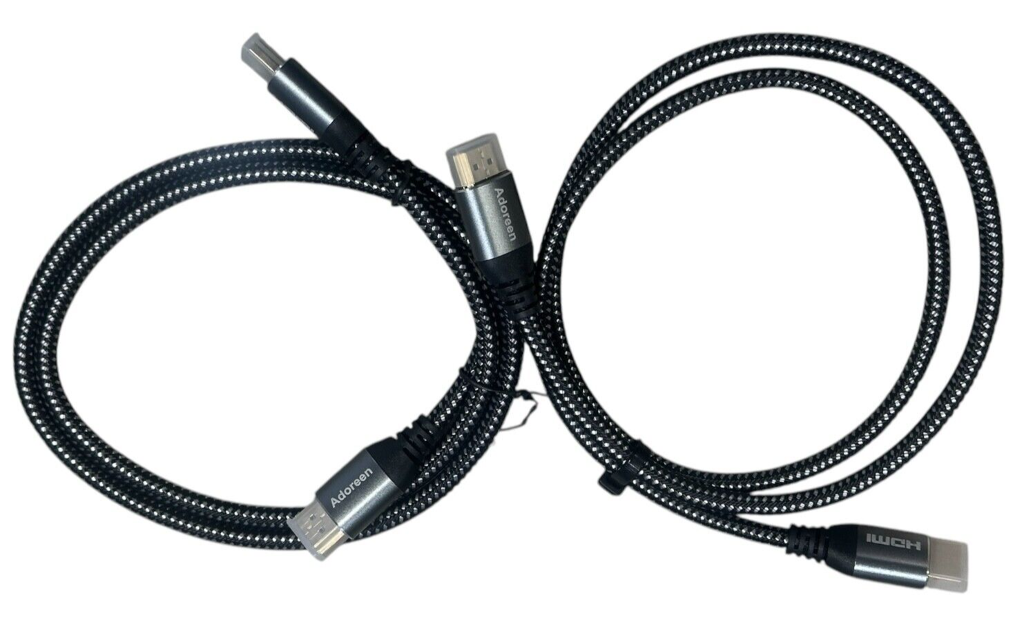 High-Speed 1080P HDMI Cable 3ft 2-Pack Braided Nylon-image