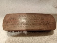 Vintage GRIFFIN LOTION CREAM shoe shining polishing brush Soft Bristle 7"