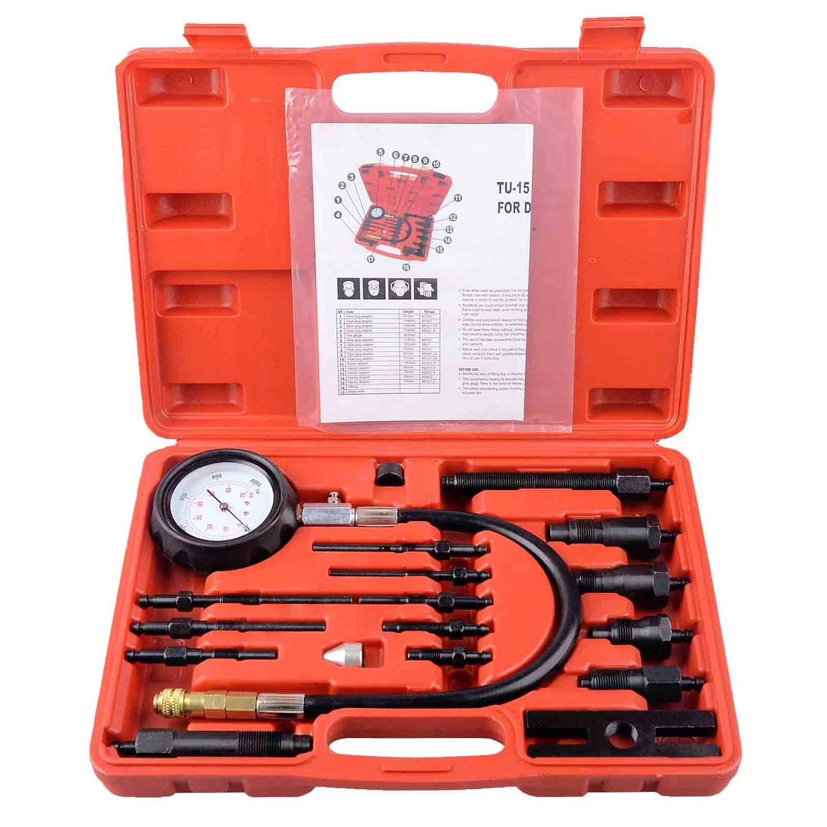 S-HCTK SATRA Diesel compressie tester 0-1000 PSI - VDH Tools S-HCTK SATRA Diesel compressie tester 0-1000 PSI - VDH Tools