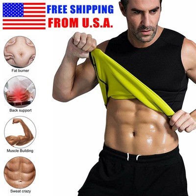 Men Women Waist Trainer Body Shaper Ab Abdomen Vest Fat Burner Belly Compression